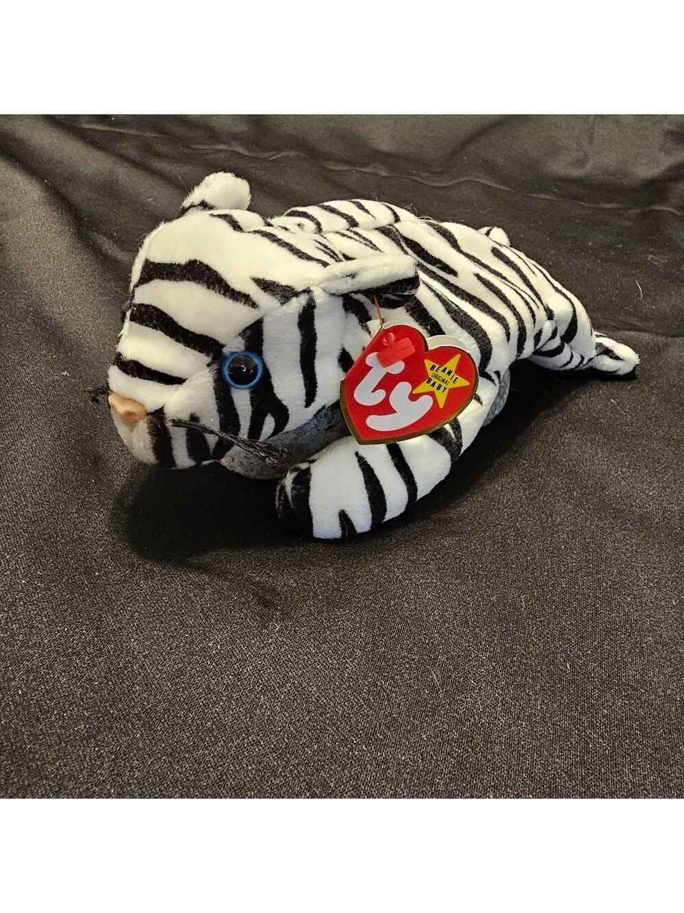 Blizzard The White Tiger TY Beanie Baby Vintage